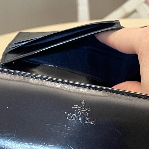 Prada compact wallet Spazzolato Portafolgio - Picture 11 of 12